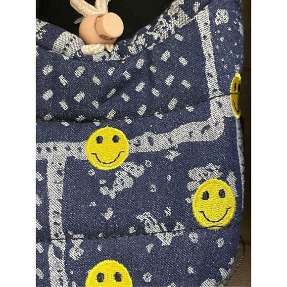 New Urban Outfitters Patchwork Hardsole Slipper Size S - Picture 7 of 10